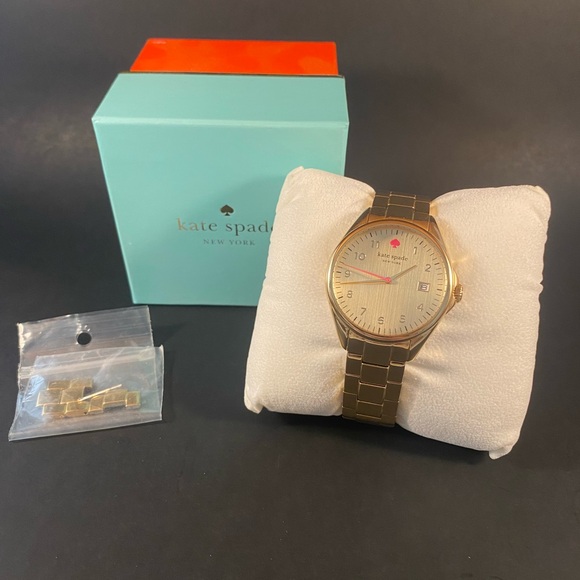 Kate Spade Gold Watch Luxurious Gold-Tone Design - Picture 4 of 7